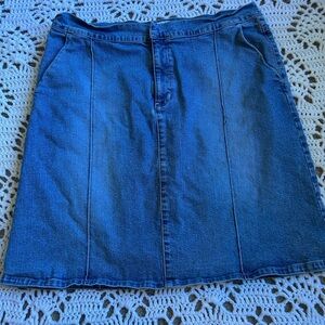 Women’s Size 12 Calvin Klein Denim Skirt Vintage 90s Y2K